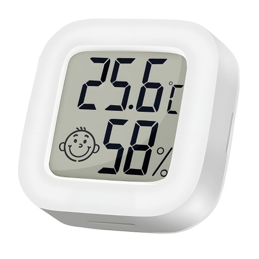 ELEKTRONICKÝ PRIESTOROVÝ TEPLOMER DIGITÁLNY vlhkomer METEOSTANICA + BATÉRIA