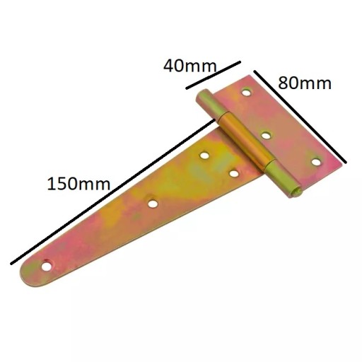 šikmý altánkový stavebný pánt 150mm, pozink