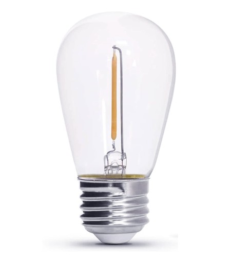 5x E27 LED vlákno 1W Edison žiarovka pre Garland