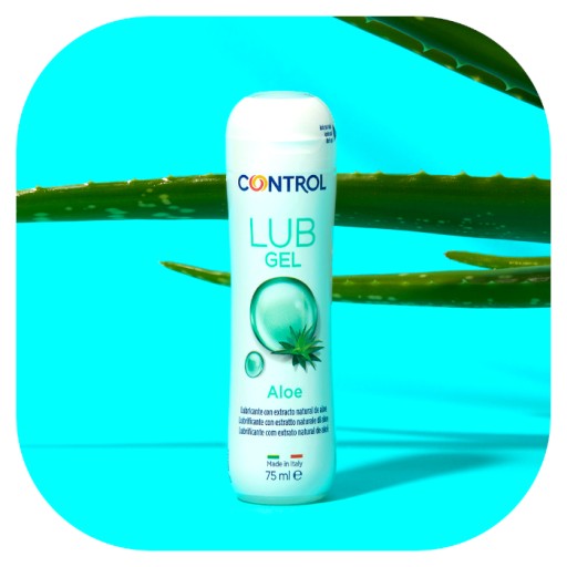 CONTROL ALOE 75 ml Intímny gél s Aloe JEMNÝ ĽAHKÝ lubrikant na vodnej báze