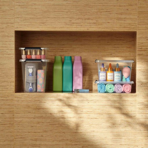 PLASTOVÝ KONTAJNER S VÍKOM ÚLOŽNÝ BOX MALÝ 0,65L