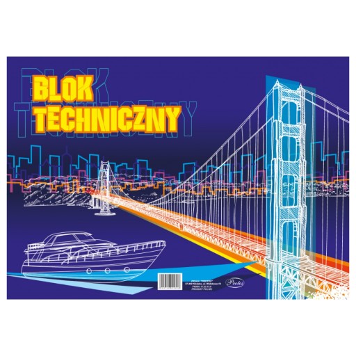 Biela technická podložka A3 do školy, 10 listov