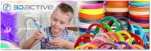 NÁPLNE 3D PERÁ PRE DETI PLA FILAMENT 3D PERÁ 60 M ŠTARTOVACÍ SADA