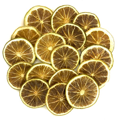 Sušená LIMETKA 100g plátky limetky do čajových kokteilov na torte, JEDLÉ