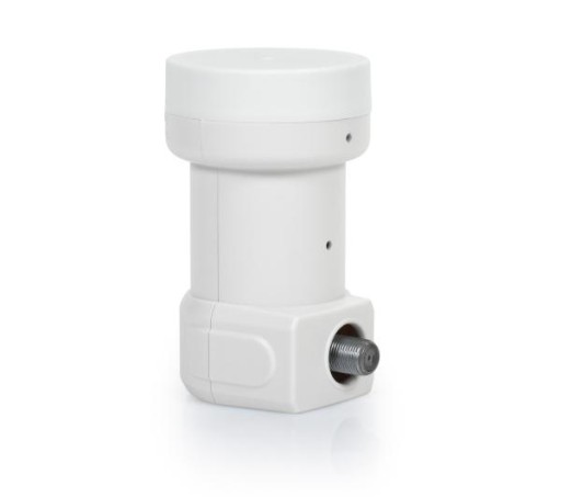 SATELITNÝ konvertor DVB-S/S2 JEDINÝ LNB BIELY 4K UHD LTE