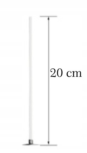 Sviečkové knôty s tanierikmi 20 cm 10 ks.