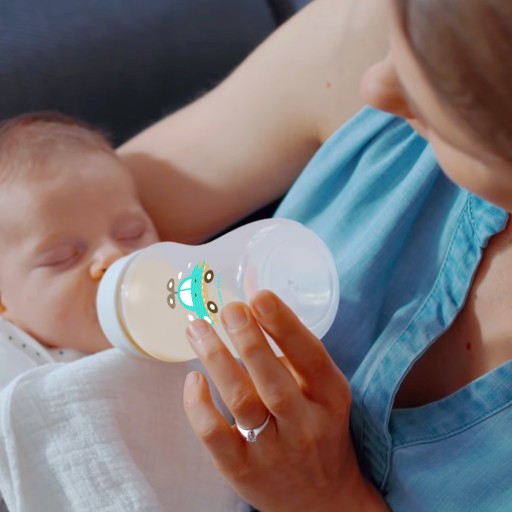 CANPOL Cumlík na široké MINI fľaše 0+ 2 bal