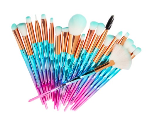 SADA 20 ŠTETCOV FAREBNÉ ŠTETCE NA MAKEUP