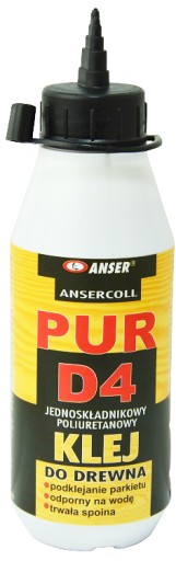 Polyuretánové lepidlo na drevo PUR Ansercoll Anser D4 250 ml