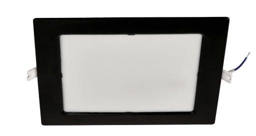 LED stropné svietidlo, zápustné, zápustné, 18W, 1980lm, 4000K, čierne
