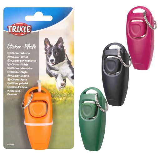 TRIXIE Training CLICKER s píšťalkou na psa 1 ks