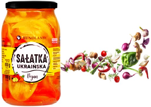 UKRAJINSKÝ VEGÁNSKÝ ŠALÁT 840g/900ml Runoland