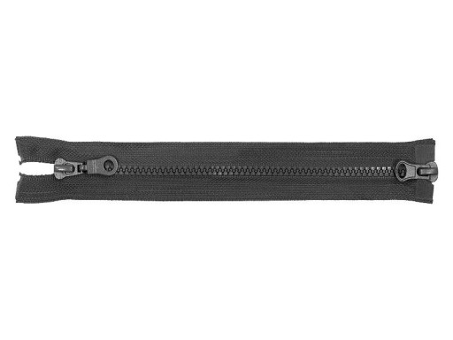 Zips 65 cm, DVOJNÁSUVNÝ #5 Grafit