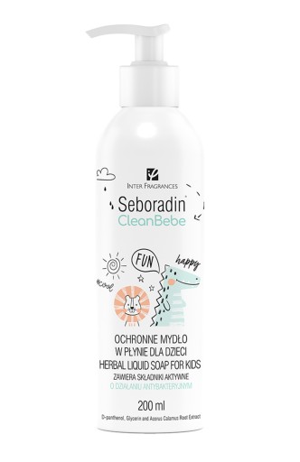 Ochranné tekuté mydlo pre deti Seboradin BEBE 200 ml