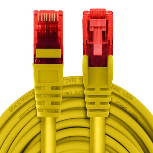 Prepojovací kábel RJ45 CAT 6 U/UTP AWG24, žltý, 2 m