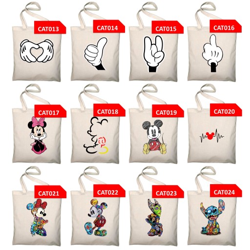 Ekologická nákupná taška ECO 120 PATTERNS, potlač