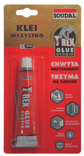 Soudal SMX Polymer montážne lepidlo T-REX GOLD 25 ml