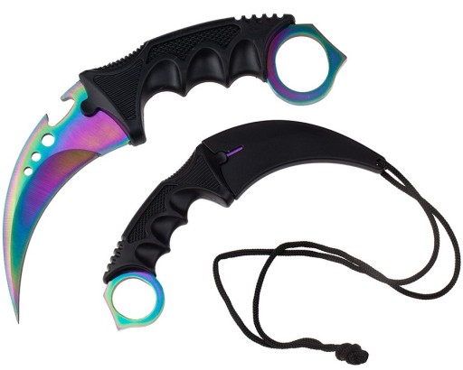 INDONESIA KARAMBIT Nôž RAINBOW CAW CSGO 19 cm