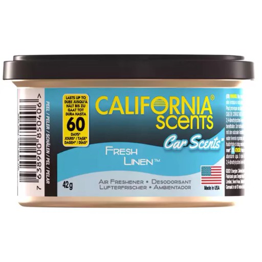 California Scents Fresh Linen Fragrance Can for