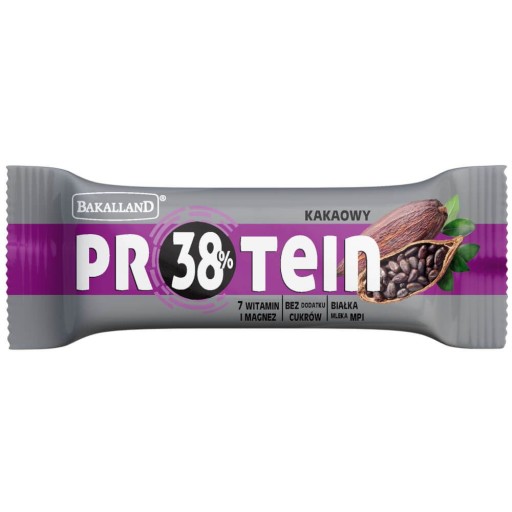 BAKALLAND Proteínová tyčinka 38% Čokoláda kakao 35g Proteínová tyčinka
