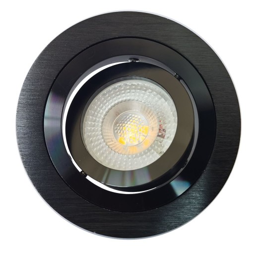 Brúsené čierne ONYX stropné očko LL5634