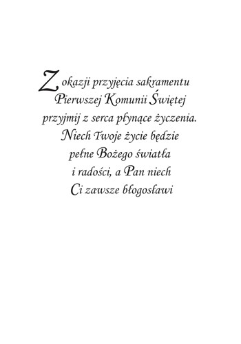 Karty prvého svätého prijímania pre dievčatá a chlapcov KD5