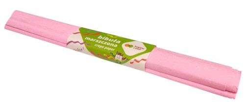 Krimpovaný hodvábny papier Farba RUŽOVÁ č. 20 HAPPY COLOR 1 ks.
