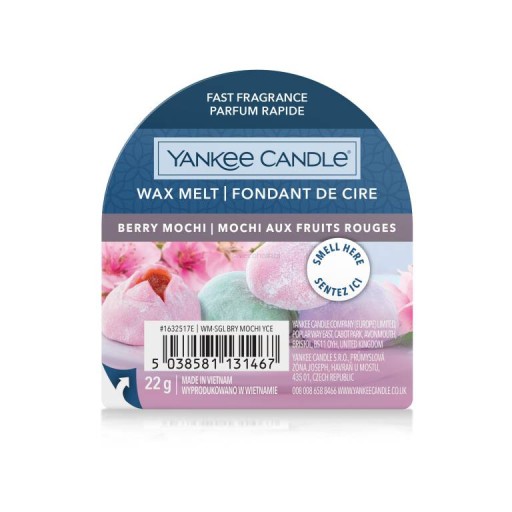 Vosk s vôňou Yankee Candle Berry Mochi