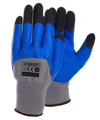 OCHRANNÉ PRACOVNÉ RUKAVICE do PRÁCE bezpečnostné rukavice FOAM LATEX 9 12b