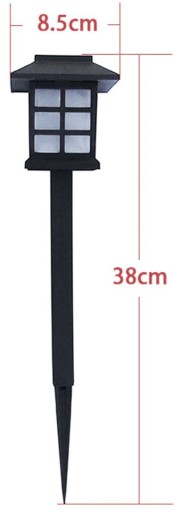Solárna lampa záhradná dekorácia LED osvetlenie P-510