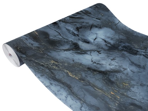 Dyha lepidlo PVC fólia Mramor sivo-zlatá 67cm