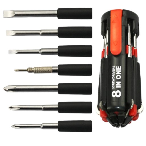 Sada SKRUTKOVAČOV, SKRUTKOVAČOV, Baterka Multitool 8v1