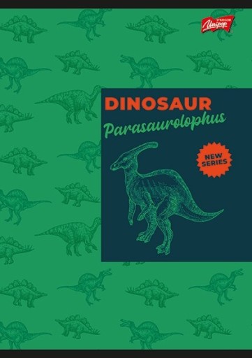 Zápisník A5 16k mriežka Dinosaur Unipap