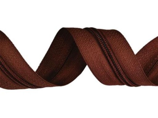 Páska na zips 5 zips Špirála 10m + 10s Šedá