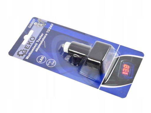 VOLTMETER TESTER BATÉRIE METER 12-24V G80027