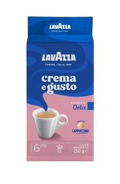 Lavazza Crema e Gusto Dolce mletá káva 250 g
