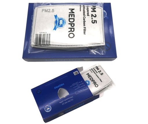 Filter Filtre pre opakovane použiteľné masky PM2.5 10 ks