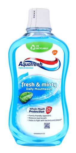 GSKAQUAFRESH FRESH & MINTY liquid 500ml