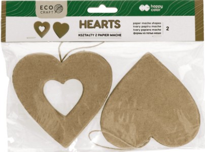 Papierové tvary Marche Hearts 10x2,5 Happy Color