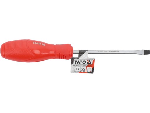 PLOCHÝ SKRUTKOVAČ YATO 6 x 125 mm SKRUTKOVAČ