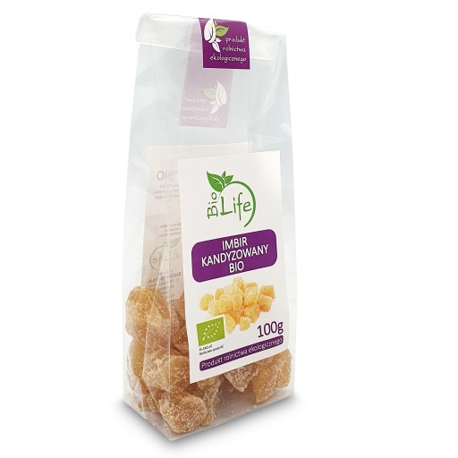 Biolife Bio kandizovaný zázvor 100 g