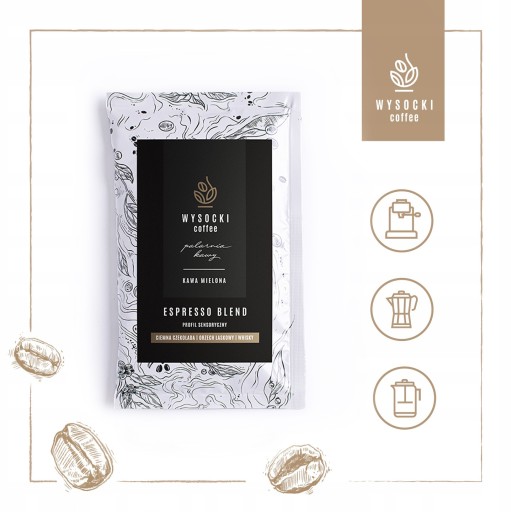 Espresso Zmes kávy sáčok ARABICA A MLETÁ ROBUSTA 70 g