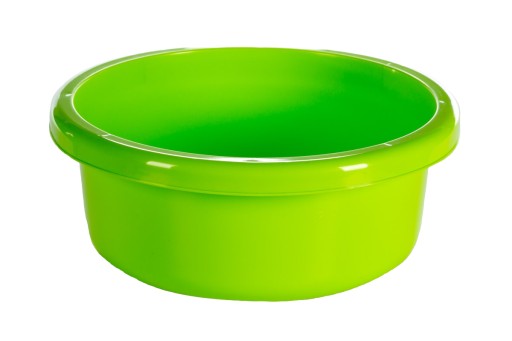 Plastová misa 9 l 36 cm. ZELENÉ okrúhle, hlboké, PEVNÉ, CERTIFIKOVANÉ, VYROBENÉ V POĽSKU