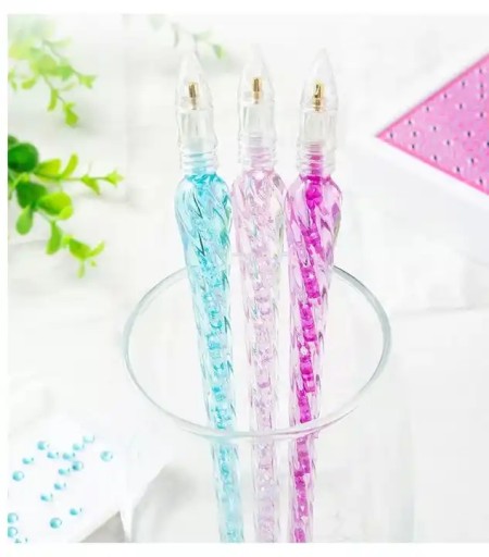 Diamantové pero na vyšívanie Crystal Blue