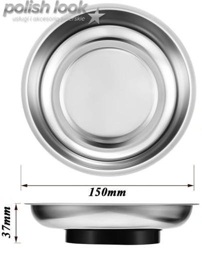 Organizér nádoba na odpadky magnetická miska na okrúhle skrutky 150mm