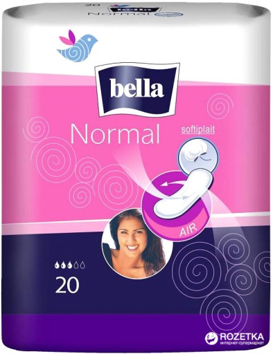 BELLA SANITÁRNE NOSIKY BEZ KRÍDLIEK NORMÁLNE 20 KS