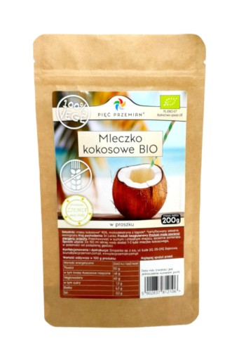 Five Transformations Bio kokosové mlieko 200 g