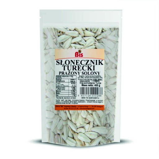 PEČENÁ BIELA TURECKÁ SLANENÁ SLNEČNICA 400g