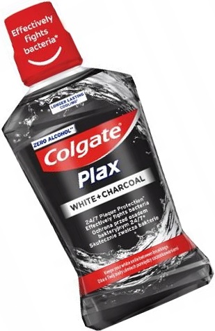 Colgate PLAX WHITE CHARCOAL aviváž 500ml