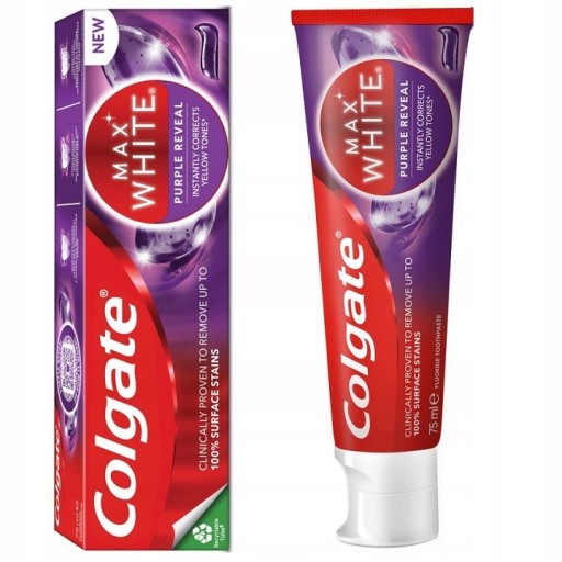 COLGATE PASTE 75ML MAX BIELA FIALOVÁ REVEAL
